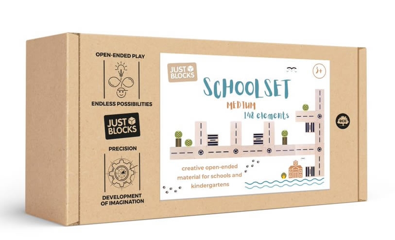 JUST BLOCKS - School Set MEDIUM (148 St.)