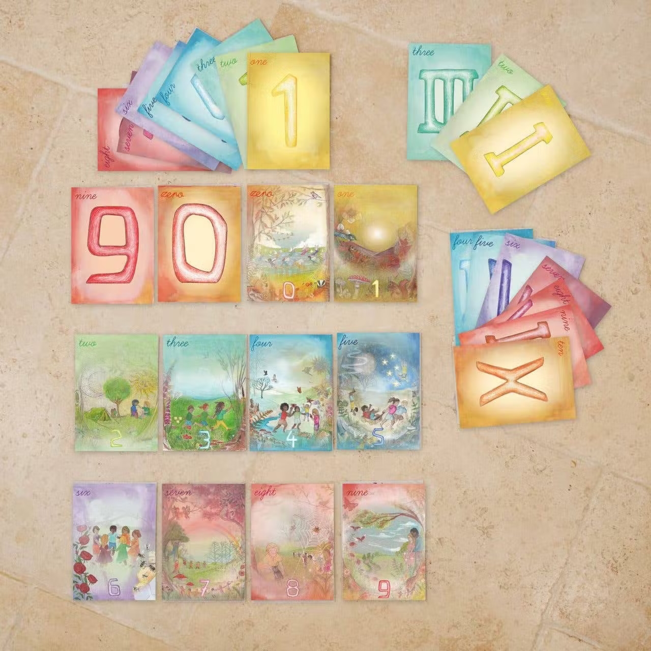 Wilded Family Waldorf Number Cards Set