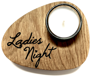 Holzpost® Teelicht Ladys Night