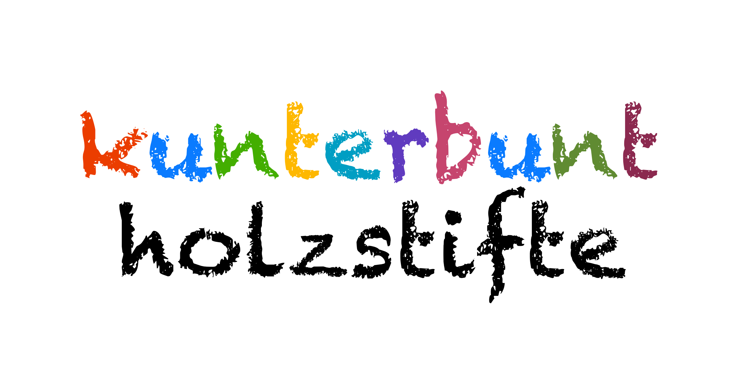 Kunterbunt Holzstifte