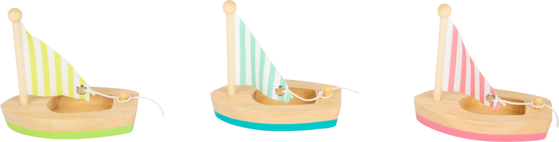 Kleine Segelboote (3er Set)