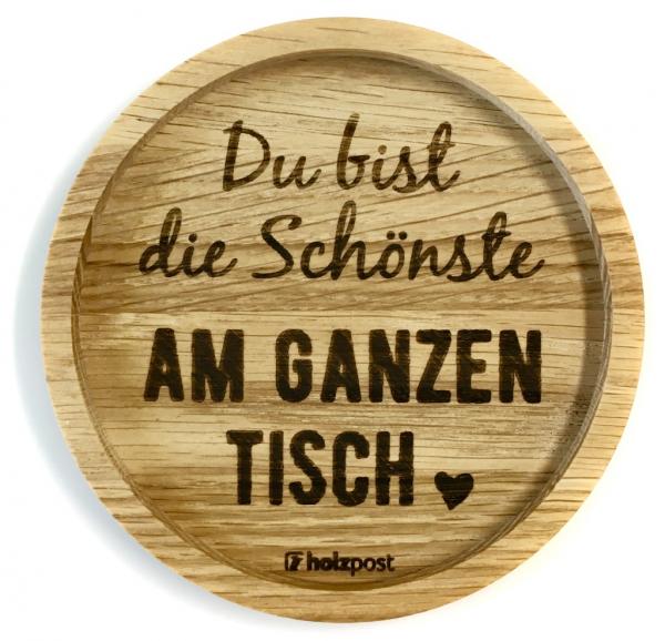 Holzpost® Untersetzer Schönste