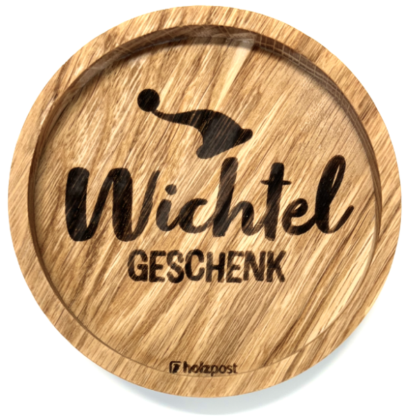 Holzpost® Untersetzer Wichtelgeschenk