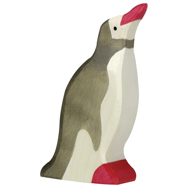 HOLZTIGER Pinguin Kopf hoch