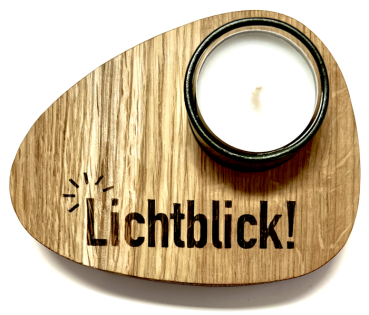 Holzpost® Teelicht Lichtblick