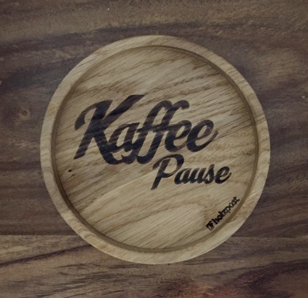 Holzpost® Untersetzer KaffeePause