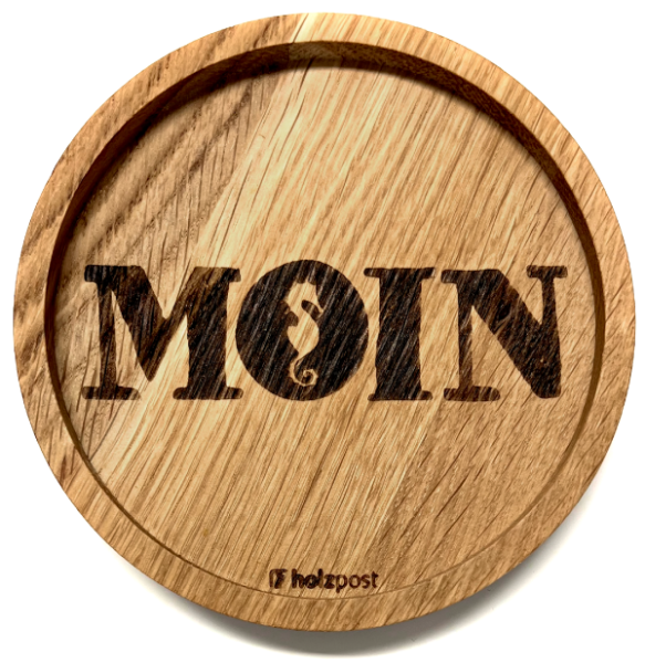 Holzpost® Untersetzer Moin Seepferdchen