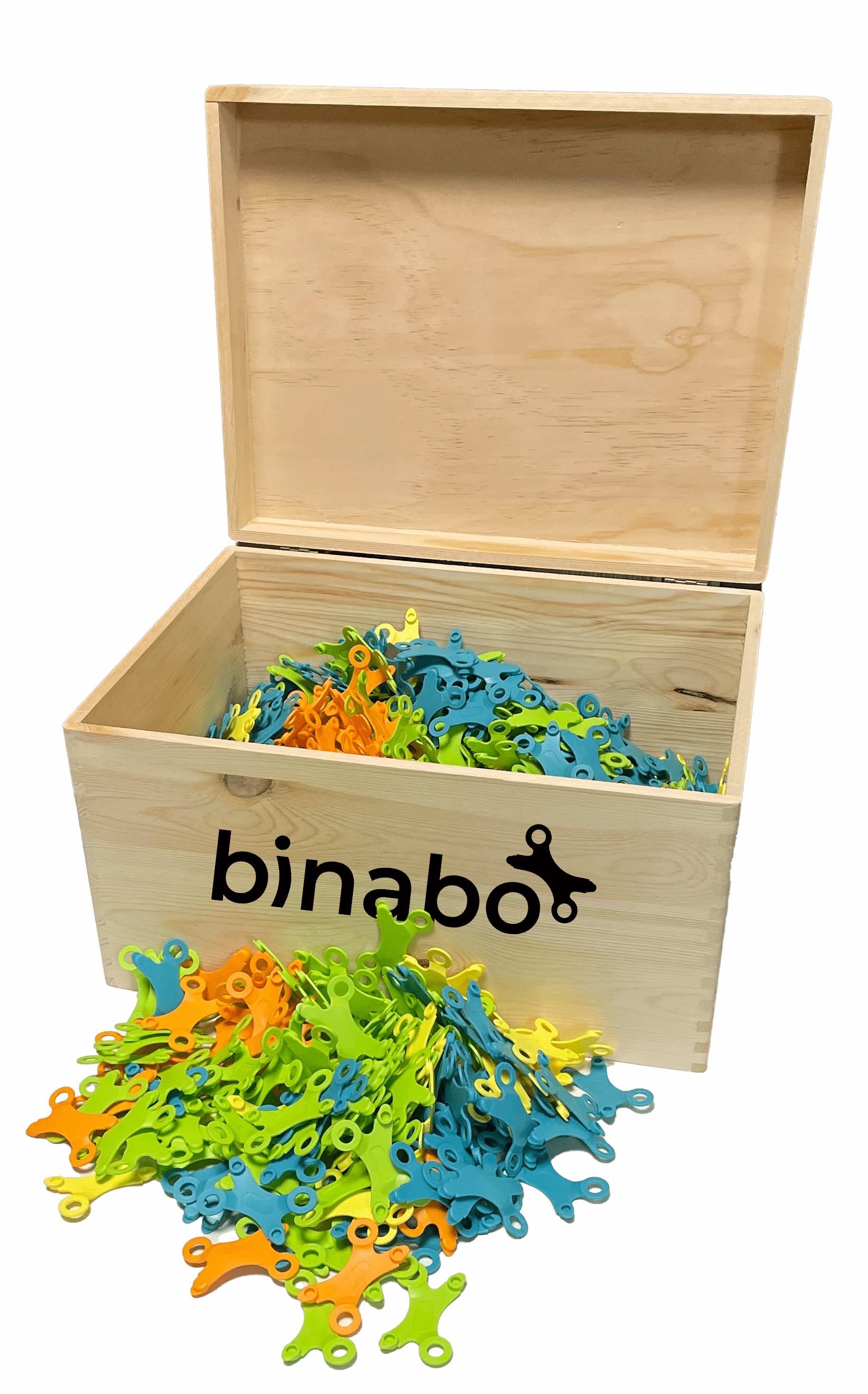 TicToys Binabo bunt (1000 Chips) in Holzbox 