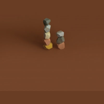 MinMin Copenhagen Balancing Stones Pastel