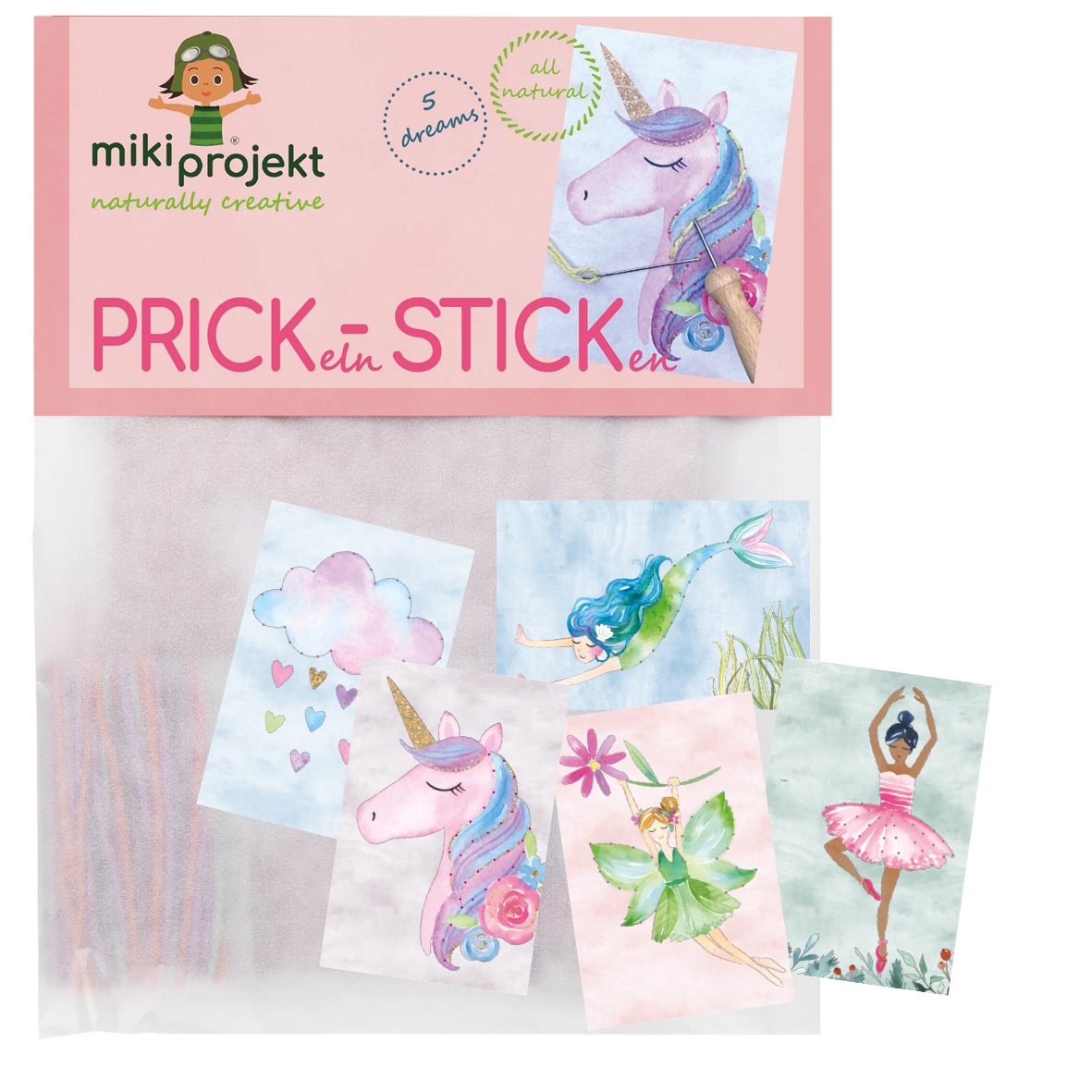 mikiprojekt Bastelset Prick-Stick 5 Dreams