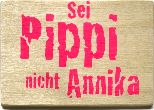 Holzpost® Magnet Pippi