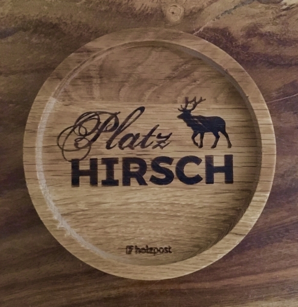 Holzpost® Untersetzer PlatzHirsch