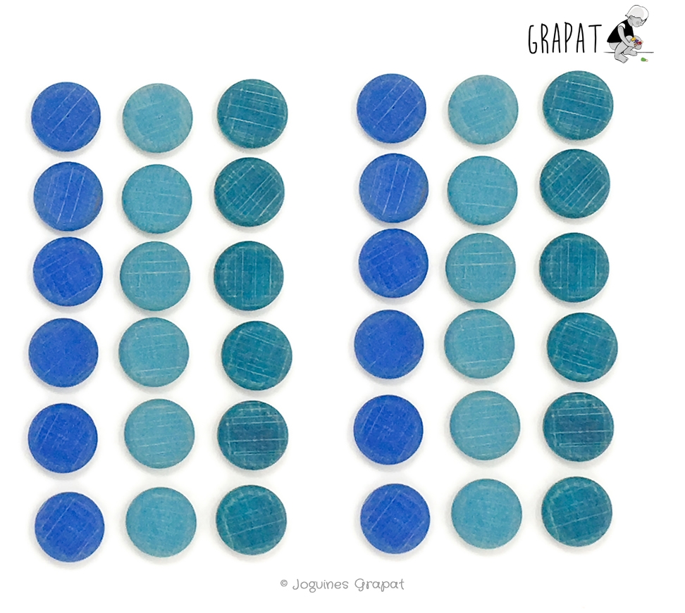 Grapat Mandala Kleine Blaue Scheiben Coins