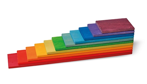 GRIMM´S Bauplatten Regenbogen (11 Teile)