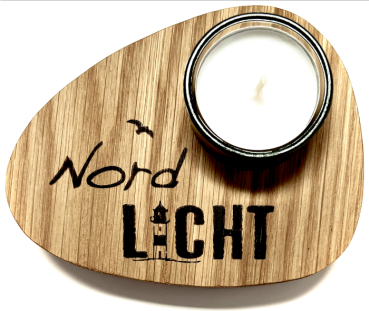 Holzpost® Teelicht Nordlicht