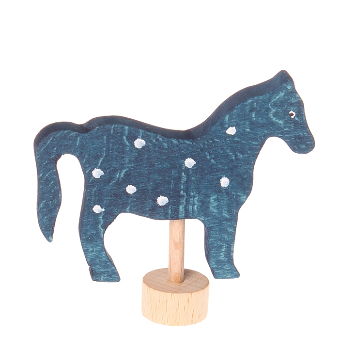 GRIMM´S Stecker Pferd blau