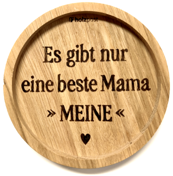 Holzpost® Untersetzer MEINE Mama