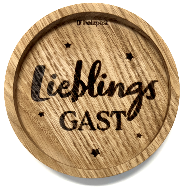 Holzpost® Untersetzer LieblingsGast