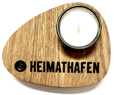 Holzpost® Teelicht Heimathafen